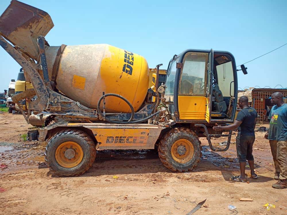 Bétonneuse sur roues
